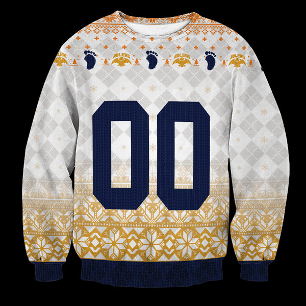 Personalized Team Schweiden Adlers Christmas Unisex Wool Sweater